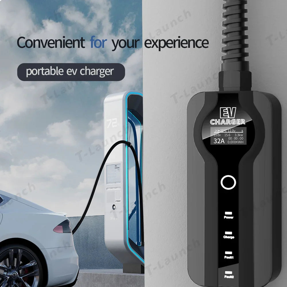 Waterproof EV Charger For Tesla Model S/X/3/Y