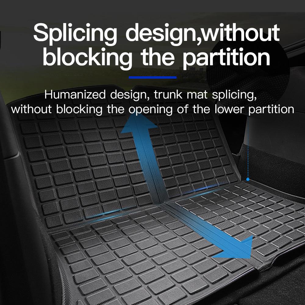 Model Y Front Trunk Mat Frunk Cargo Liner for Tesla- 3D Lamination Cutting for Tesla(2020-2024)