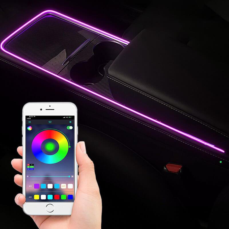 Model 3/Y Interior LED Dashboard App Controller for Tesla(2017-2024)