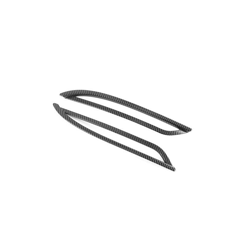 Fog Light Rear Taillights Cover For Model 3/Y Protective Film Covers (Carbon Fiber Pattern ABS) (1 pair) (2017-2023)