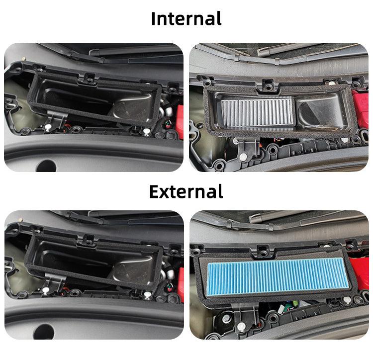 Model 3 2021+ Air Intake Filter External and Internal For Tesla Maintenance