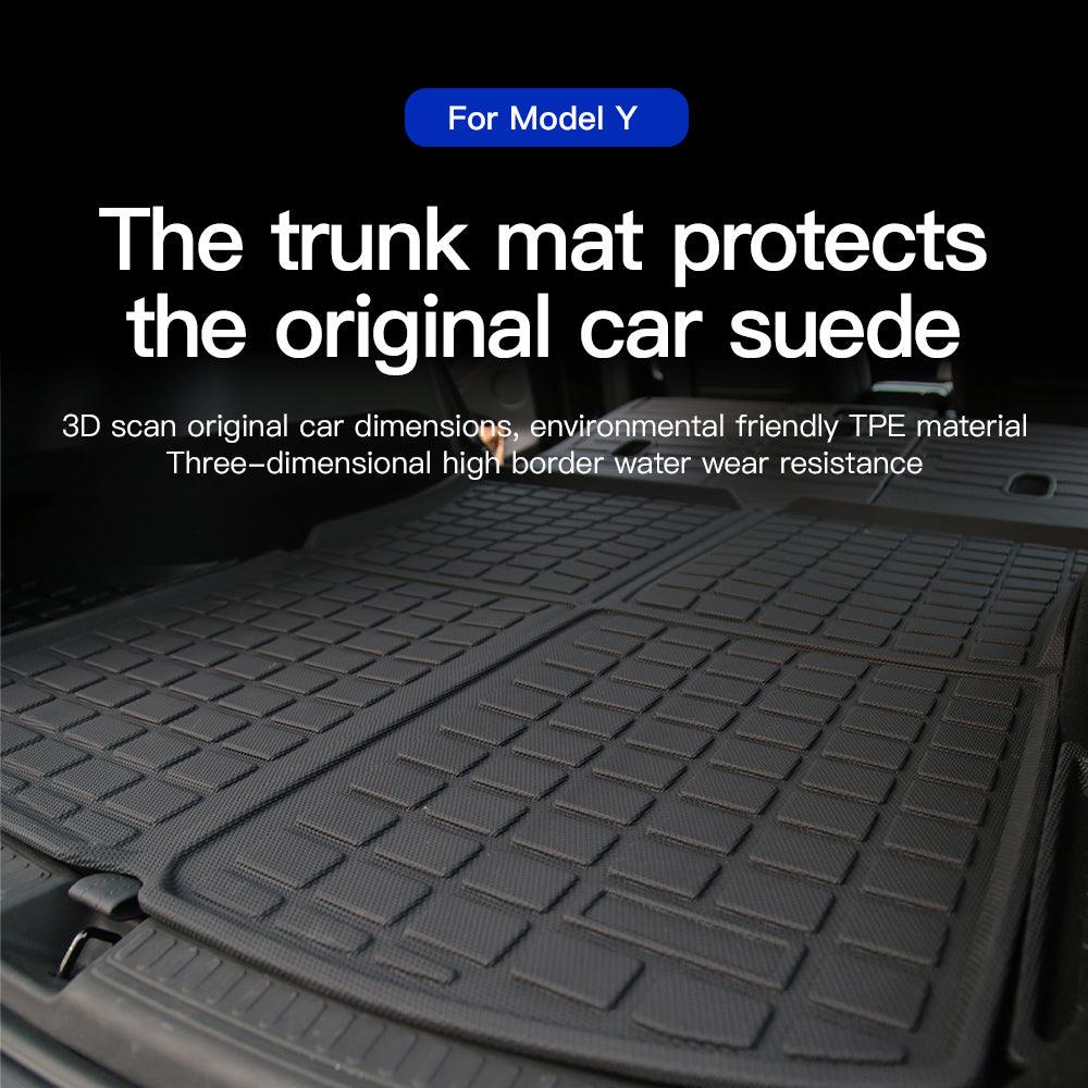 Model Y Front Trunk Mat Frunk Cargo Liner for Tesla- 3D Lamination Cutting for Tesla(2020-2024)