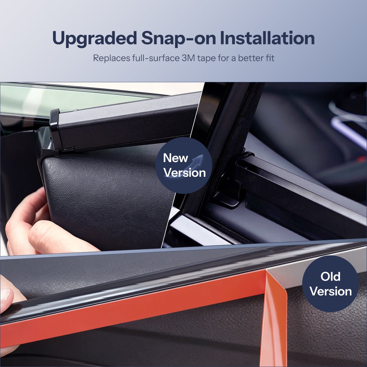 Retractable Window Sunshade for Model Y Juniper | Snap-on Install