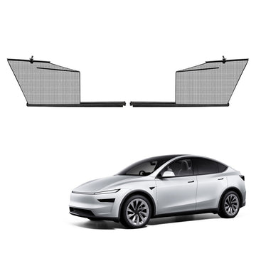 Retractable Window Sunshade for Model Y Juniper | Snap-on Install